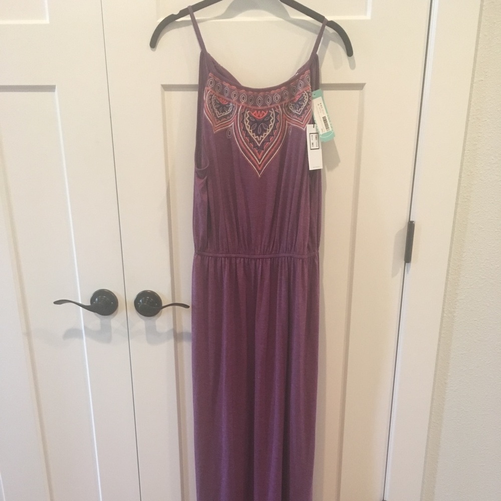 STITCH FIX Brooke embroidered knit maxi dress