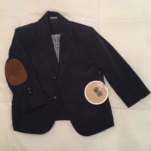 Egg Baby Navy Corduroy Blazer Suit Sport Jacket