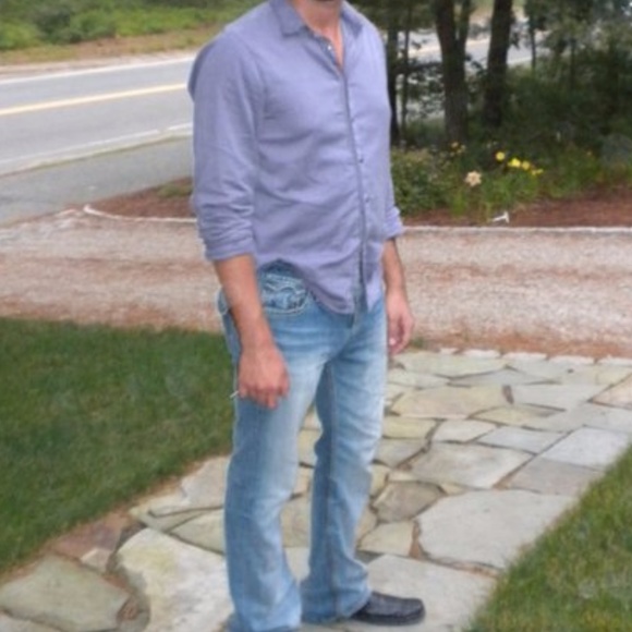 Guess Men's Button Down Shirt with Graphic - Picture 2 of 8