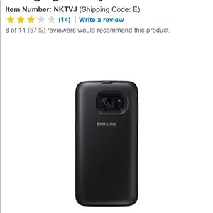 Samsung Galaxy S7 Wireless Battery Charging Pack