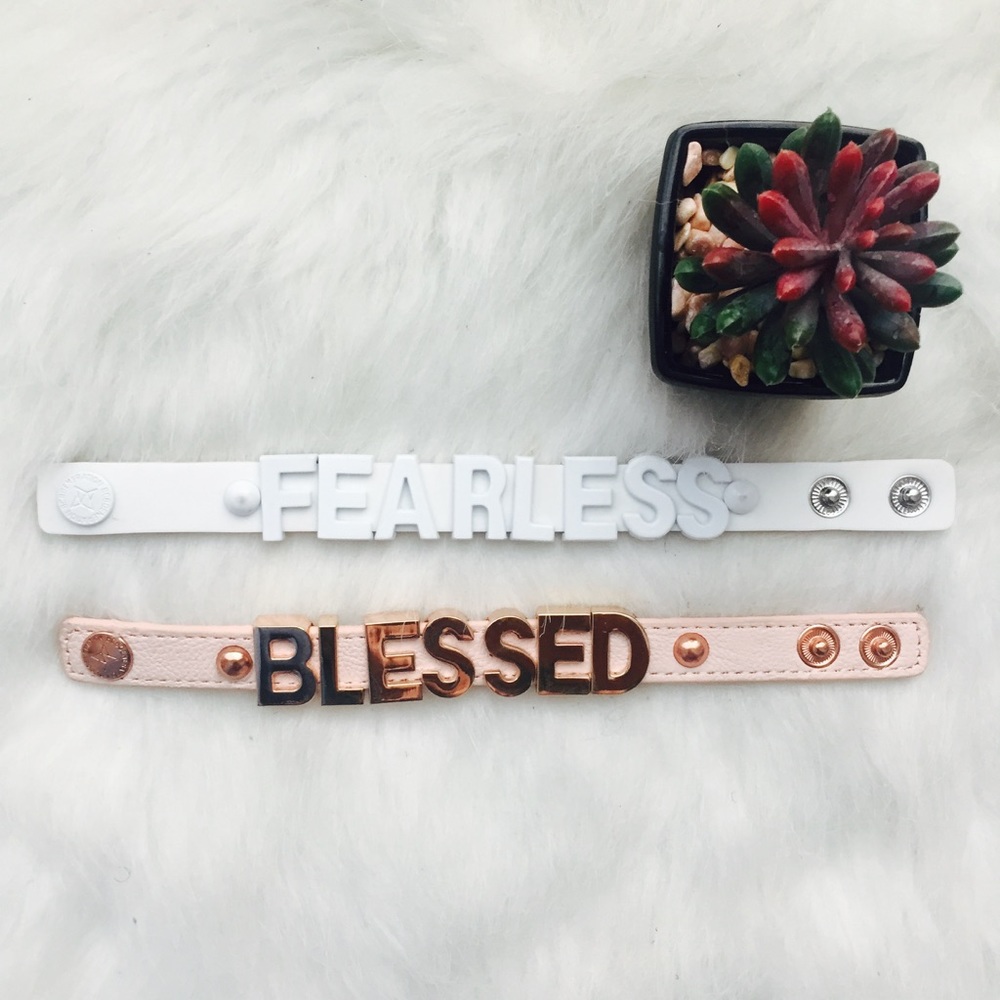 BCBGeneration Set of 2 Bracelets White & Rosegold