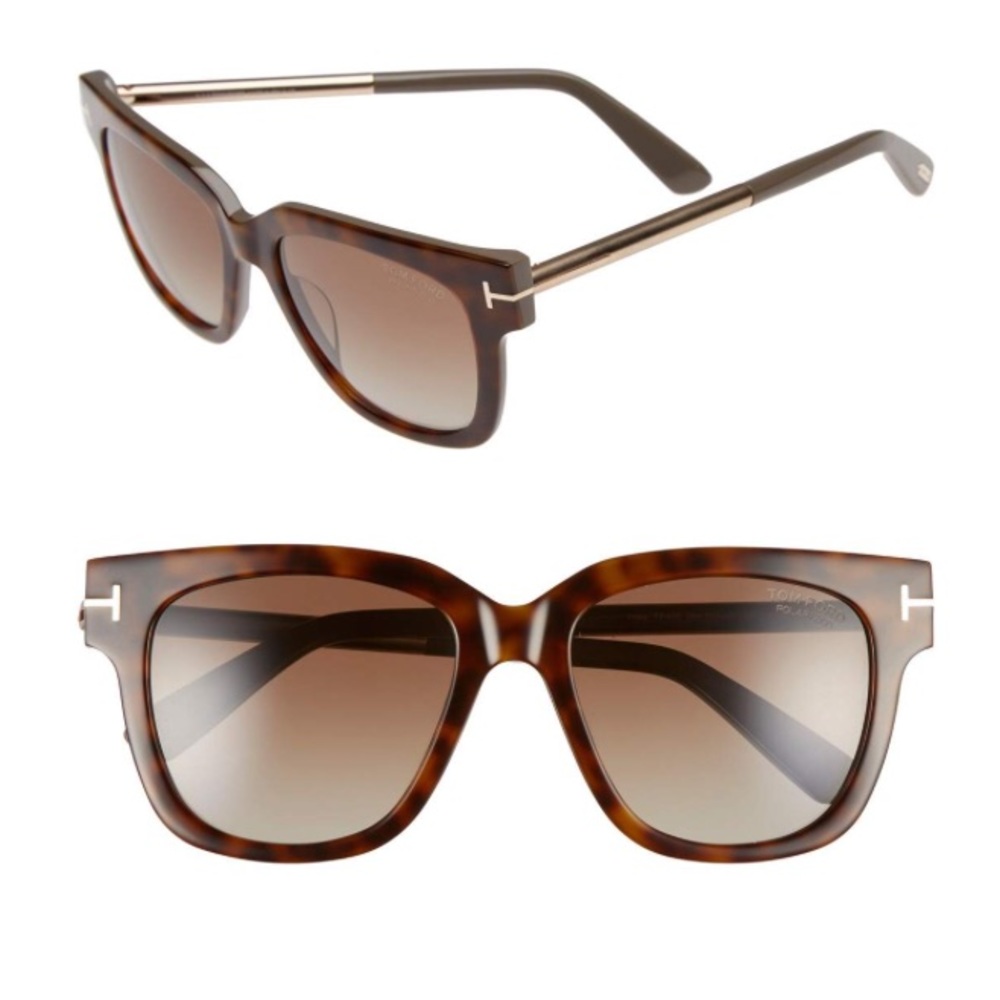 Tom Ford Tracy 53mm Retro polarized sunglasses