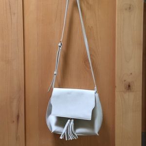 Sole society ivory cross body bag