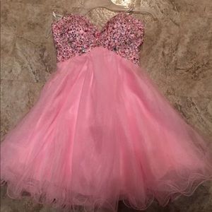 Pink homecoming dress