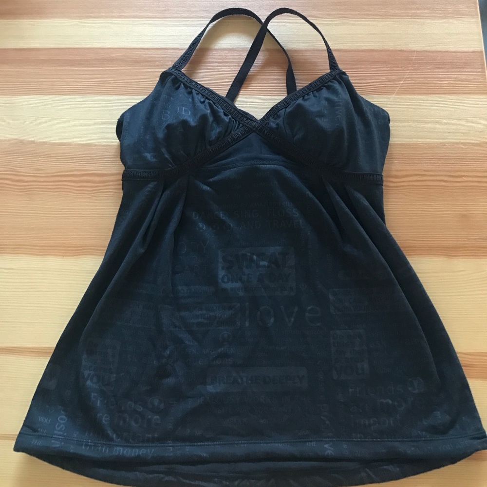 Lululemon Stappy Workout Tank w/ Pull Tie