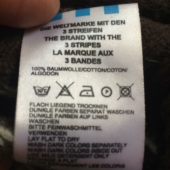 Rare Adidas Wooly Feel Cotton Three Stripe Sweater - Picture 6 of 6