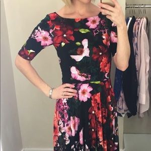 Anthro Photostat floral dress