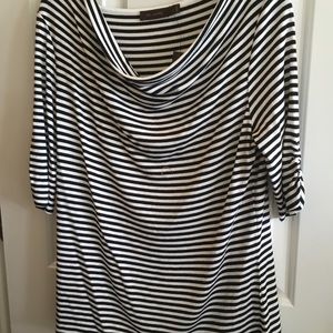 The Limited large striped shirt