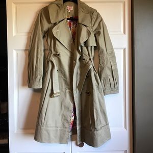 Anthropologie Plenty by Tracy Reese Trench Coat