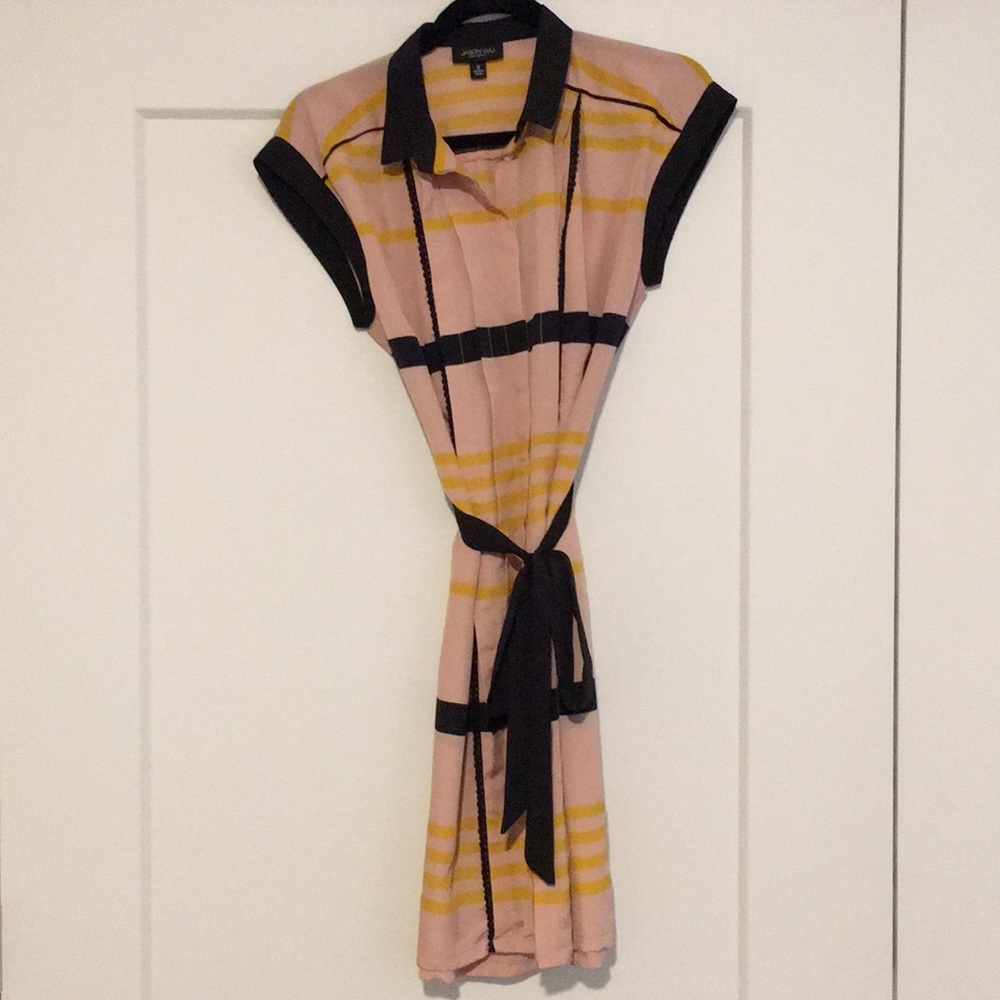 Medium Jason Wu silk tshirt button up dress
