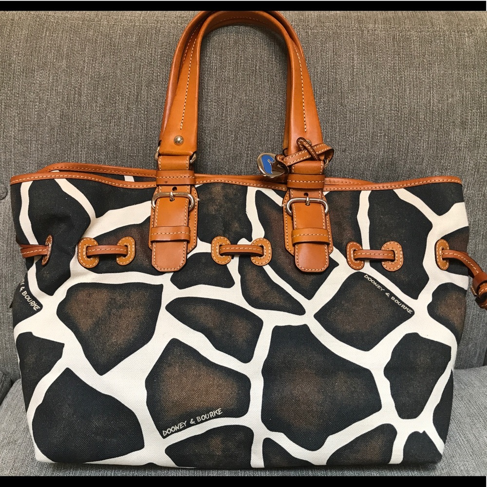 Giraffe print Dooney