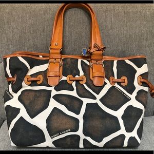 Giraffe print Dooney