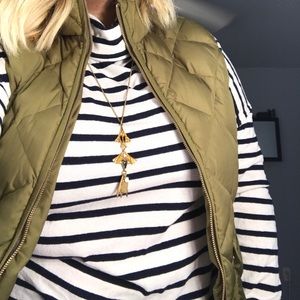 J. Crew olive puffer best