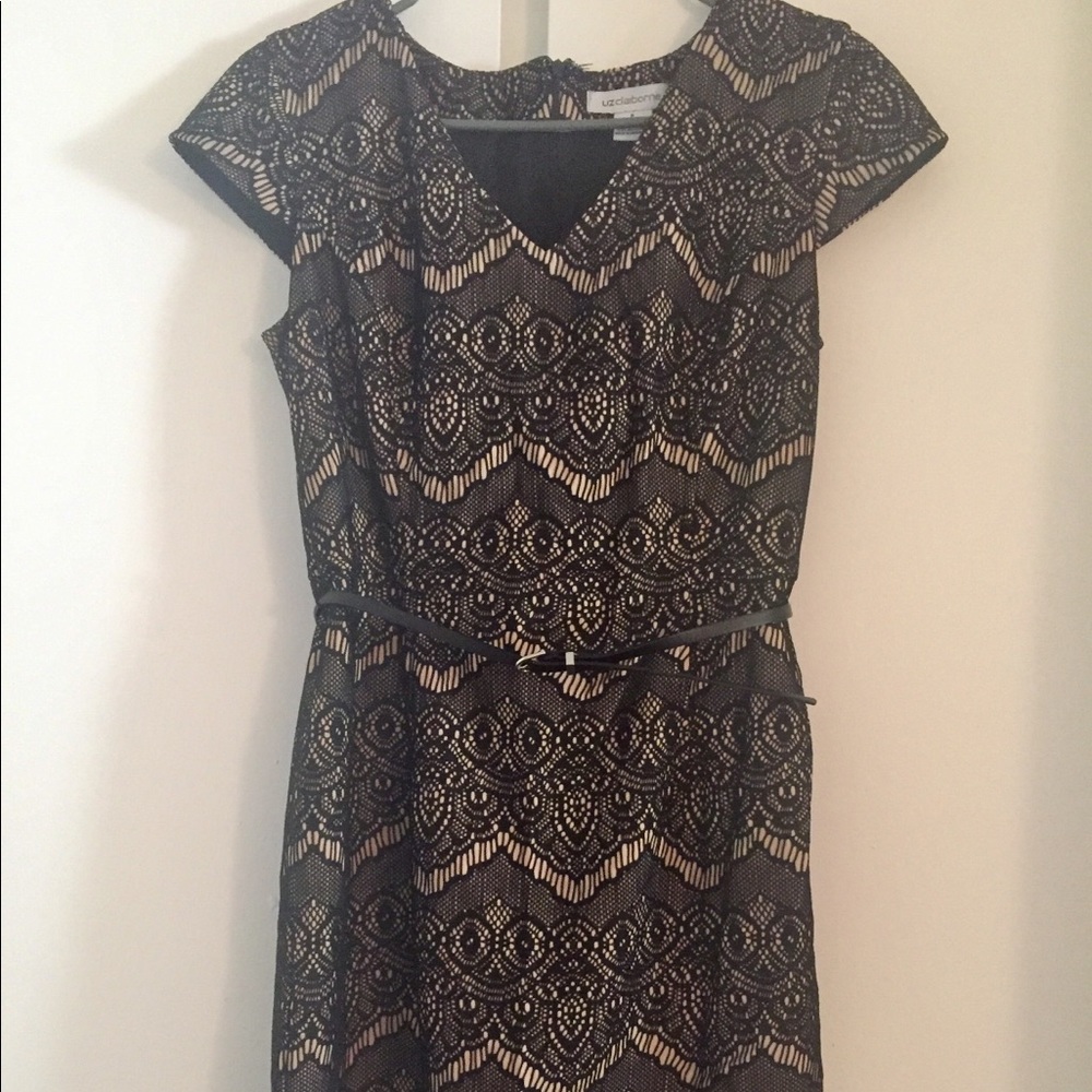 Liz Claiborne Cap-sleeved Pencil Dress