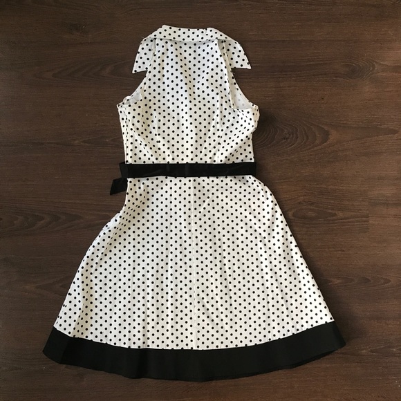 NWT Halter Polka Dot Dress Sz 6 - Picture 2 of 5