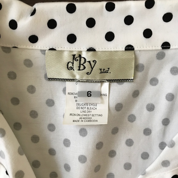 NWT Halter Polka Dot Dress Sz 6 - Picture 5 of 5