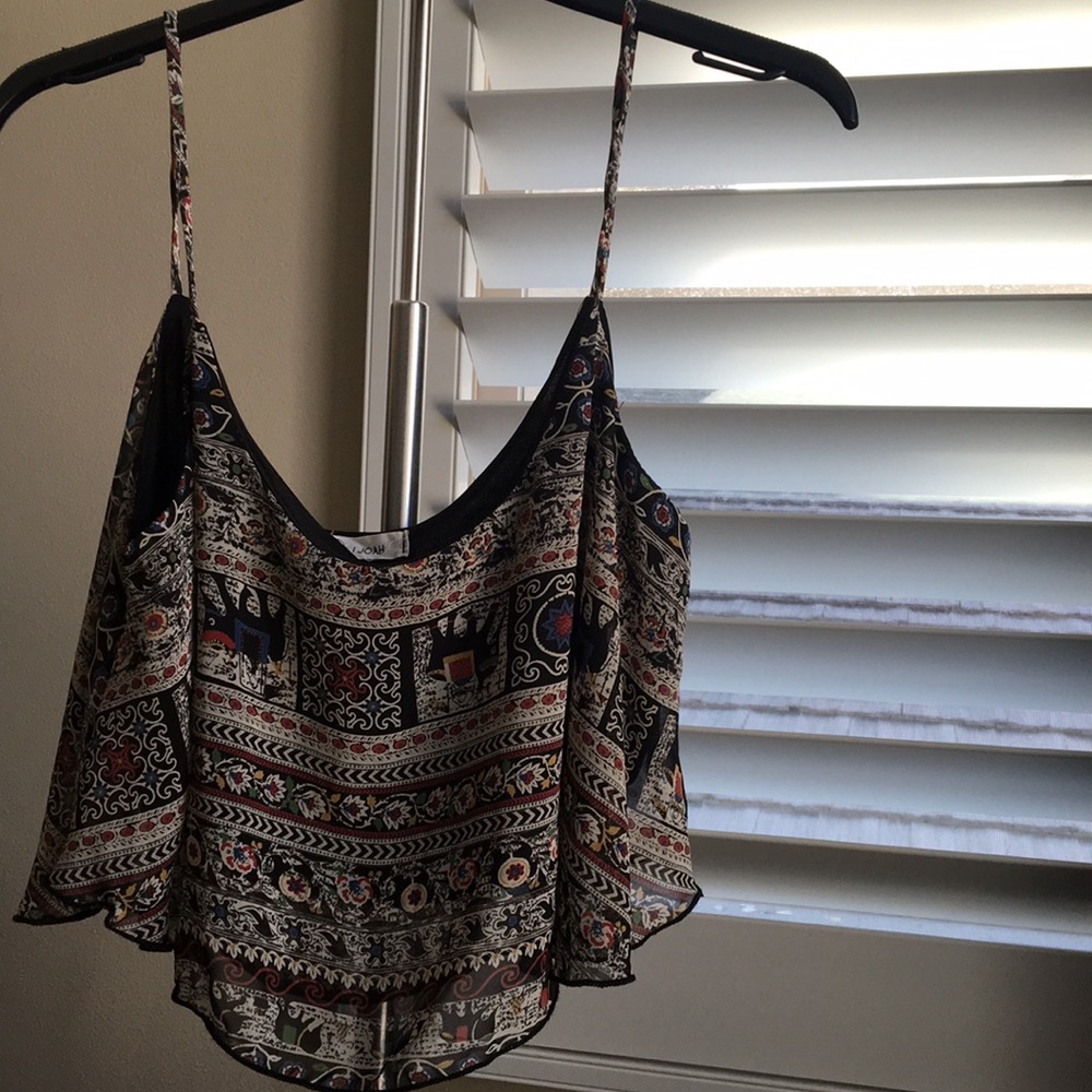 Printed Cropped Tank