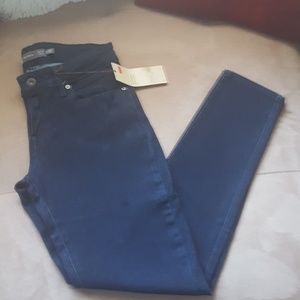 Levi Dark Mid Rise Skinny Demi Curve