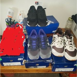 Bundle of Asics Gel Lyte III - 3 pairs size 13
