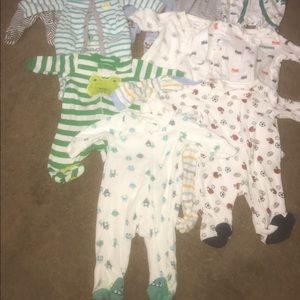 15 pair New born baby boy pajama lot.