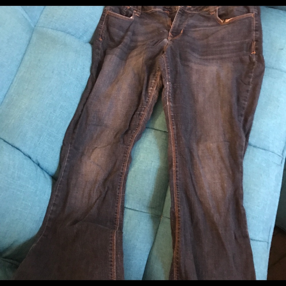 Old Navy Size 16 Rockstar Bootcut Blue Jeans