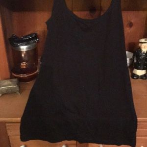 Op black tank top
