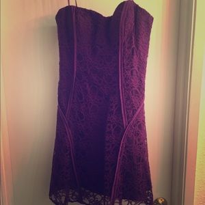 Aiden Maddox strapless dress