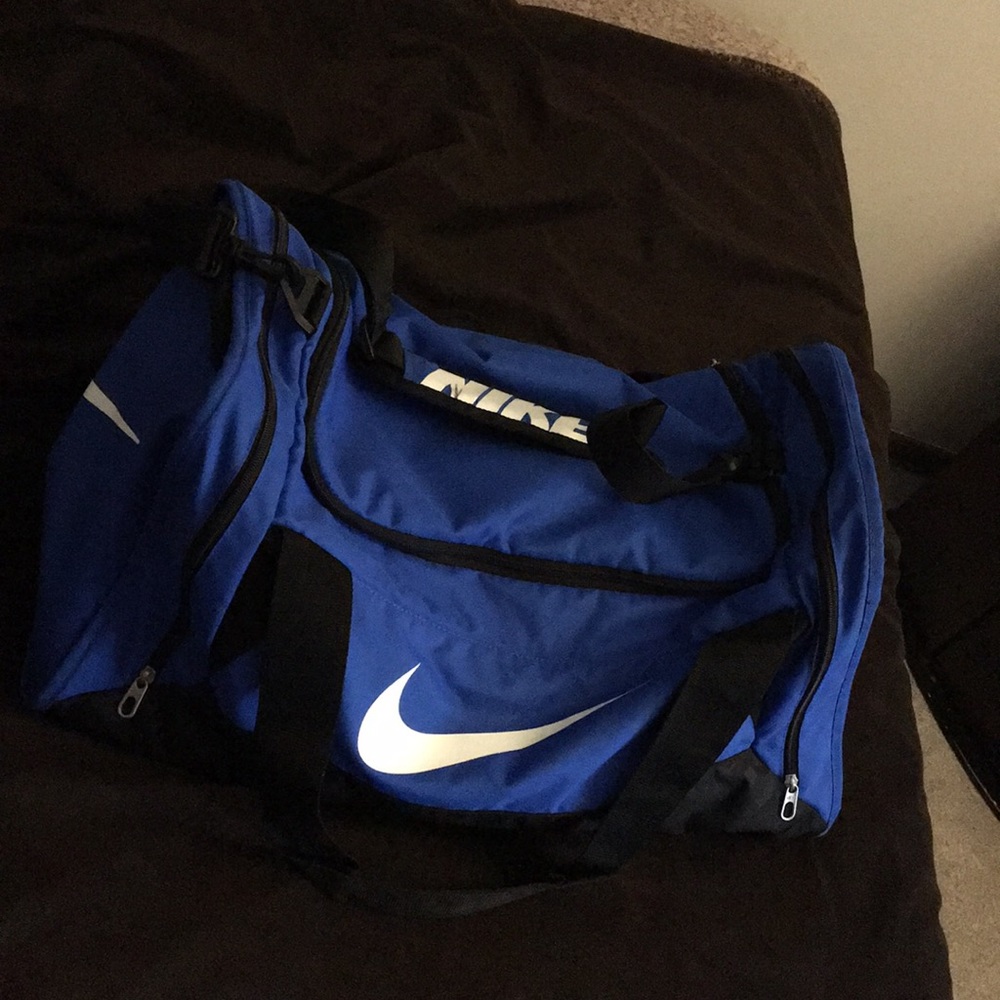 Blue Nike Duffle Bag