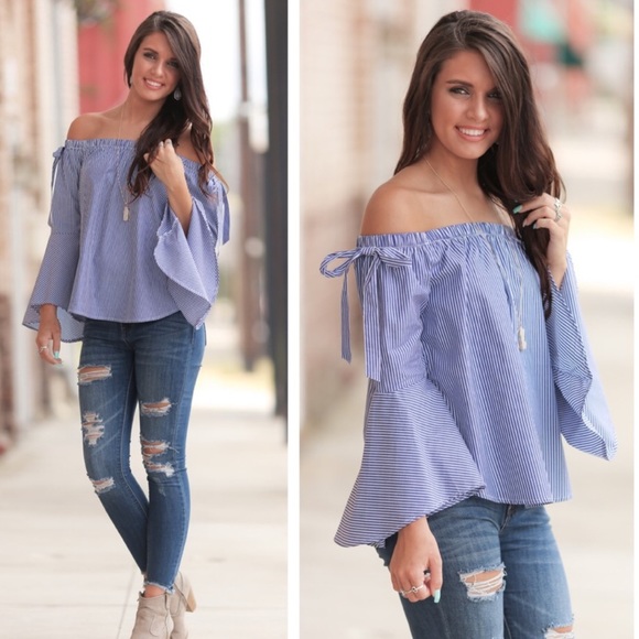 Stacey's Bell Sleeve Tops - Picture 2 of 5