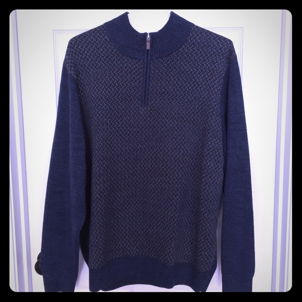 Men's Dockers XL Zip Up Sweater Super Soft New WOT