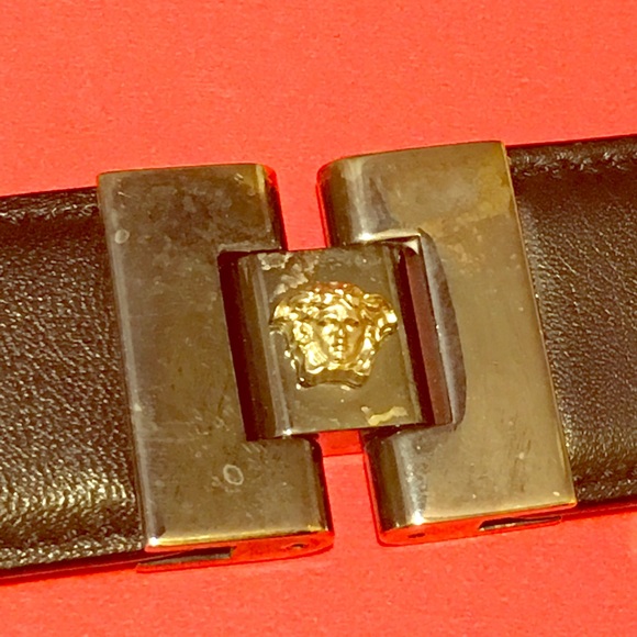 💕SOLD💕Versace Tie and Black Leather Belt - Picture 8 of 8