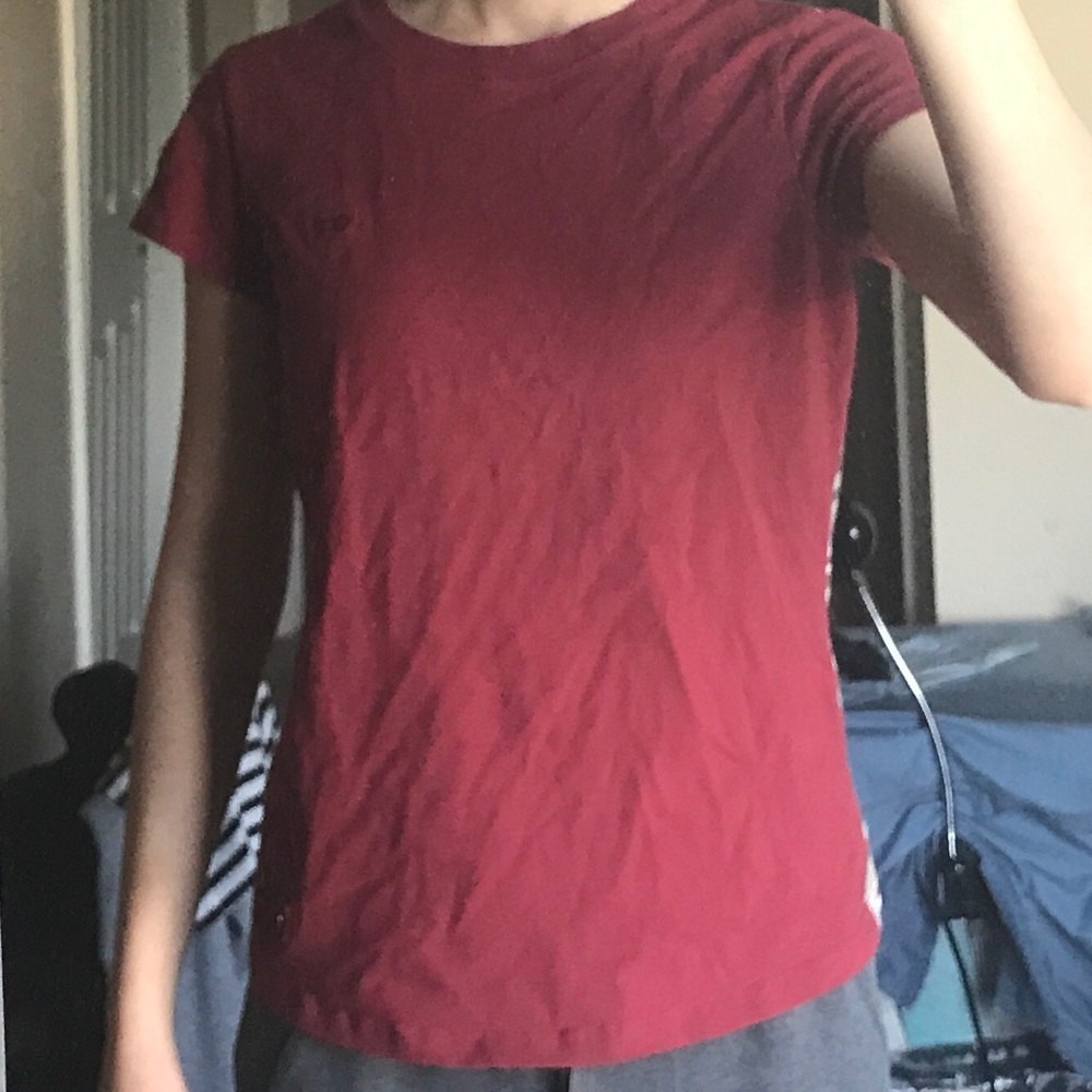 jeep dark red t-shirt