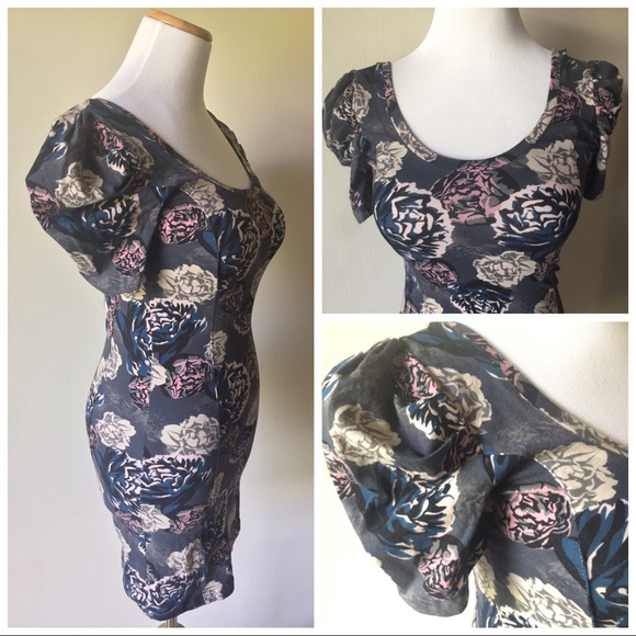 Frenchi Floral Bodycon Dress - Picture 4 of 5