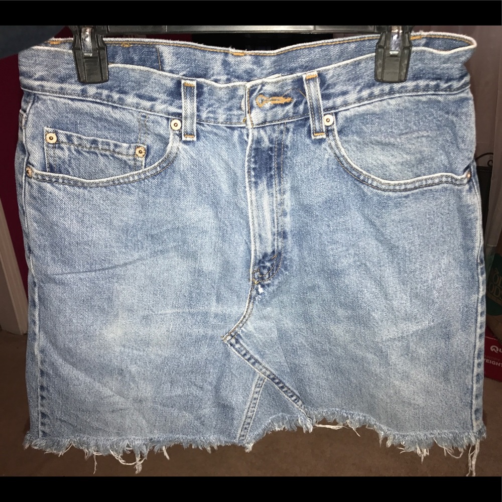 Vintage Levi's jean skirt