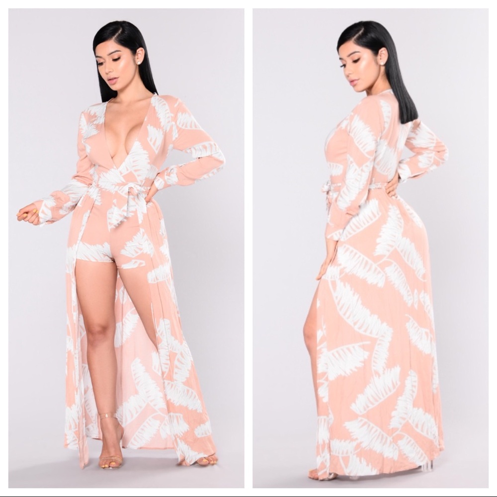 Desert Child Printed Romper - Blush