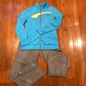 Blue and grey Puma tracksuit. Only worn once!