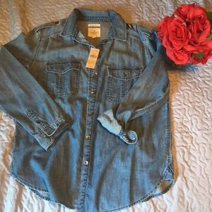 American eagle jean top