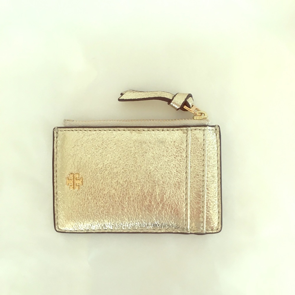 Tory Burch Gold Coin/Card Purse