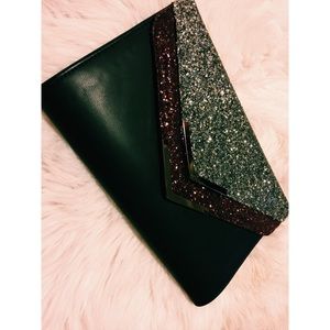 NWOT Embellished Oversized Envelope Clutch