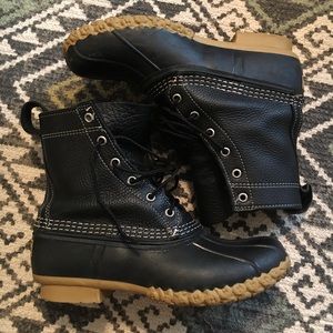 all black bean boots