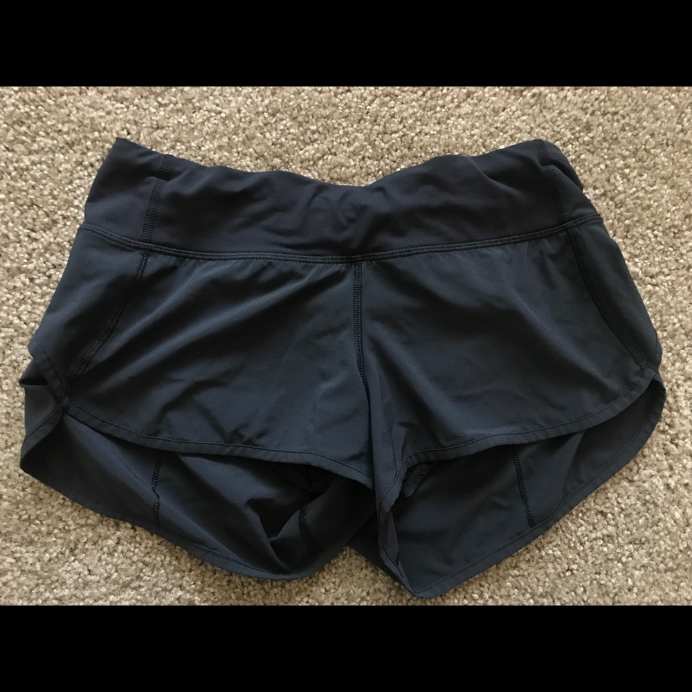Black Lululemon Speed Shorts