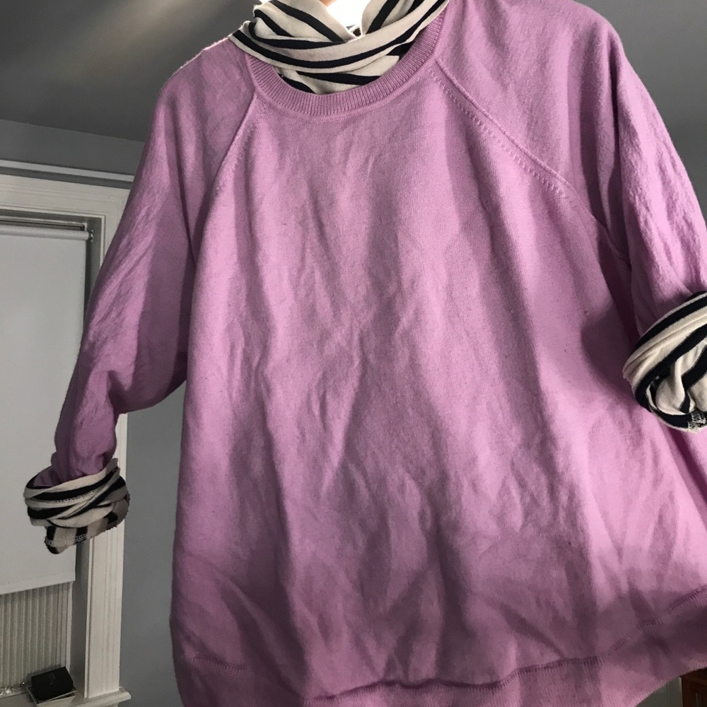 Lilac boyfriend sweater