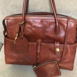 Cognac leather Dooney & Bourne