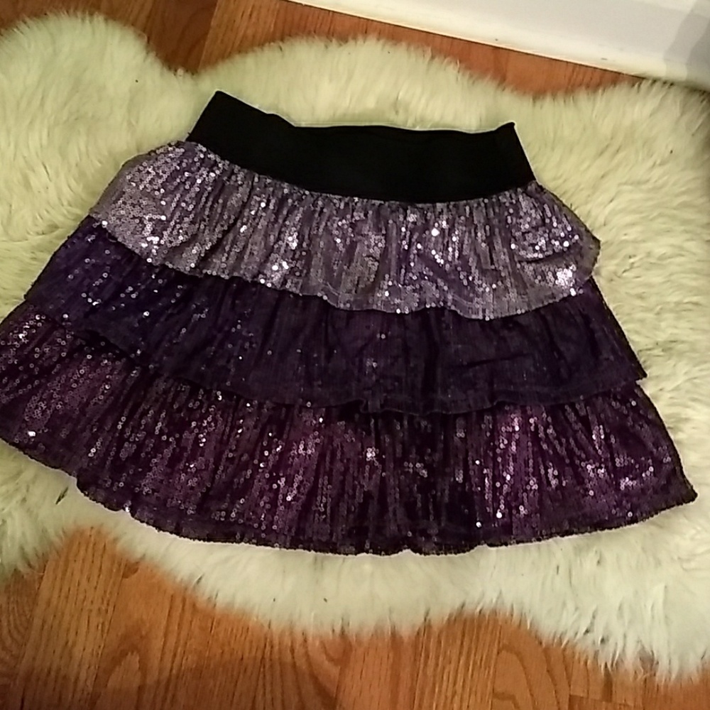 Children's Place Purple Sequin Skirt