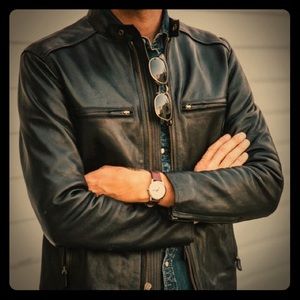 Zara Man Leather Jacket