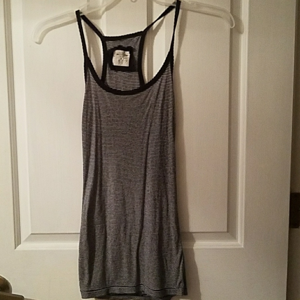 Black and white tank