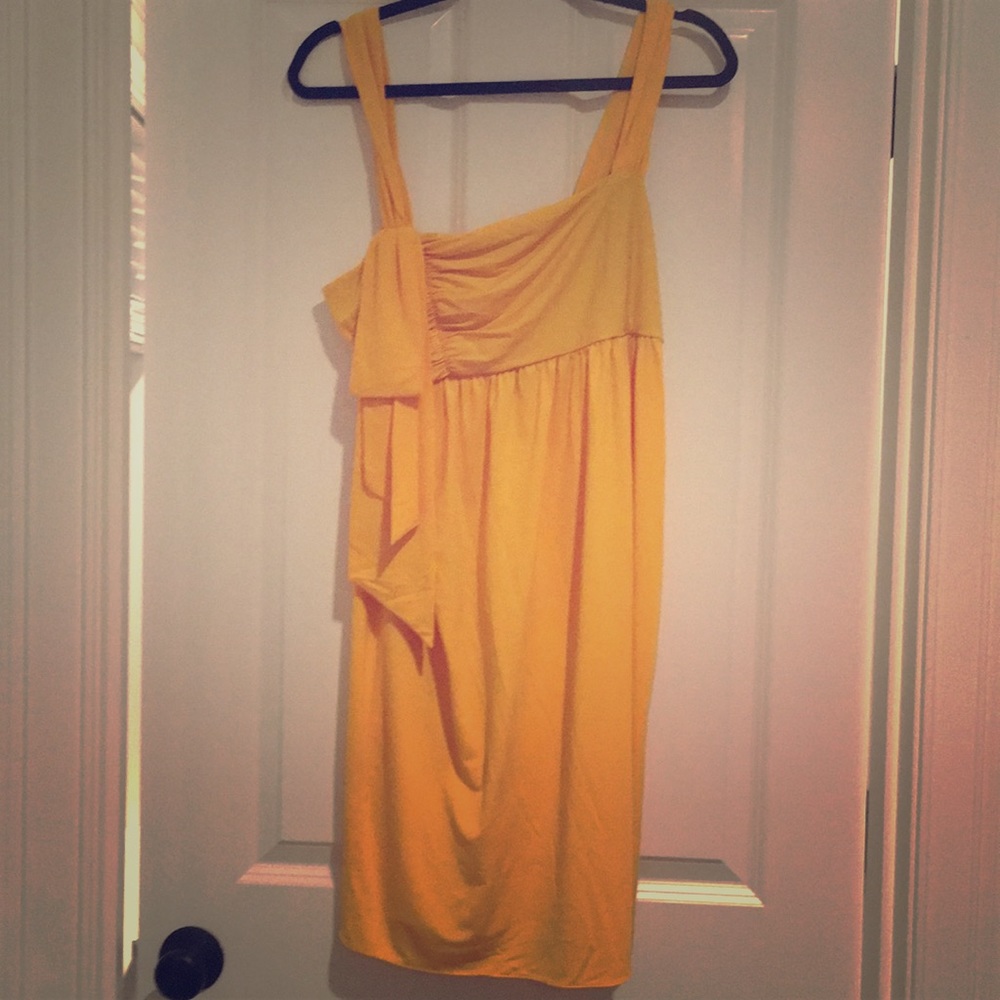 Bright yellow Lavender Label (vera wang) dress