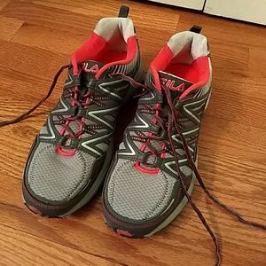 Women's FILA Pink & Grey Running Shoes