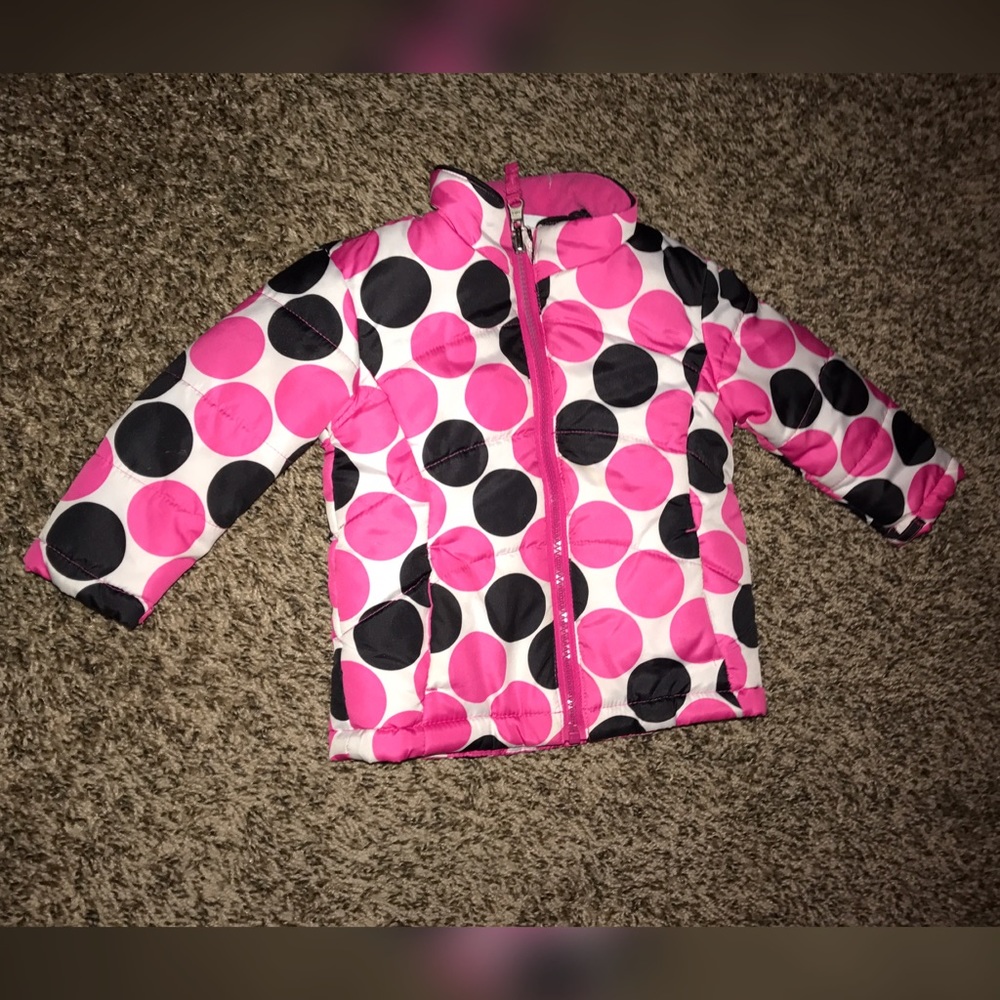 18M PINK POLKA DOT JACKET