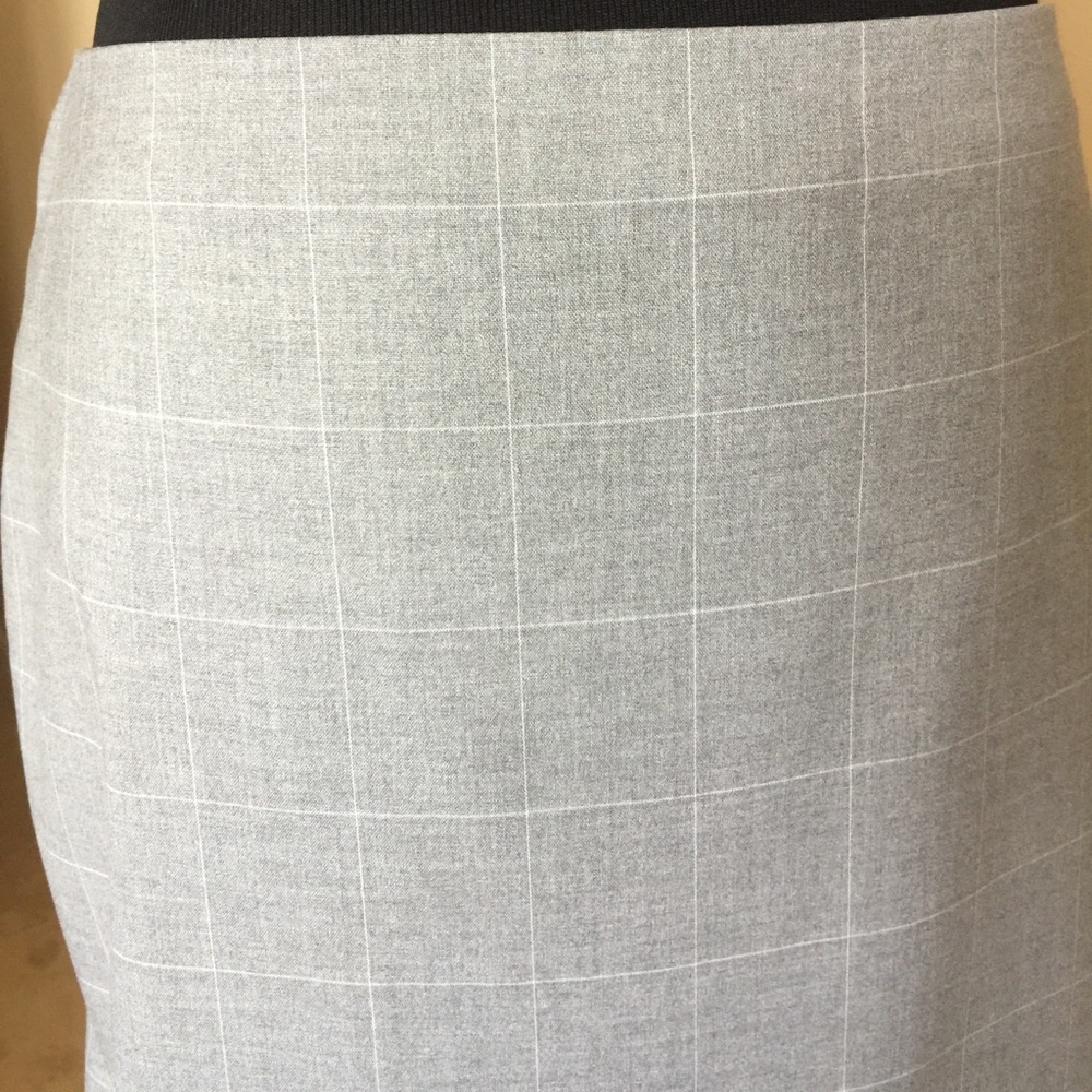 Banana Republic Window Pane Suiting Skirt